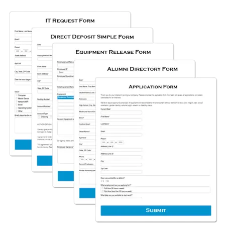 Choose from hundreds of ready-made form templates
